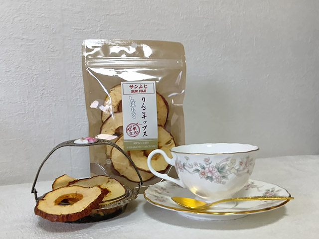 りんごチップス（サンふじ）